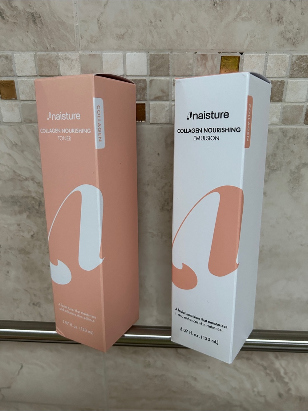 NWT Duo of Naisture Collagen Nourishing Toner and Emulsion